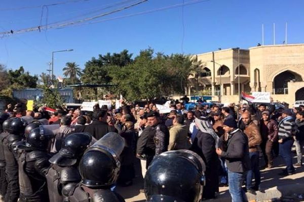 
تظاهرات در برابر سفارت ترکیه در عراق
