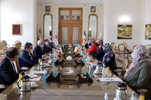 وزیر امور خارجه ایرلند با «ظریف» دیدار کرد 