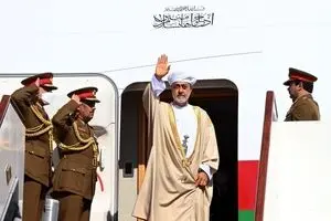سلطان عمان وارد تهران شد