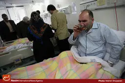 رضا برجی به دلیل عوارض جانبازی در بیمارستان بستری شد