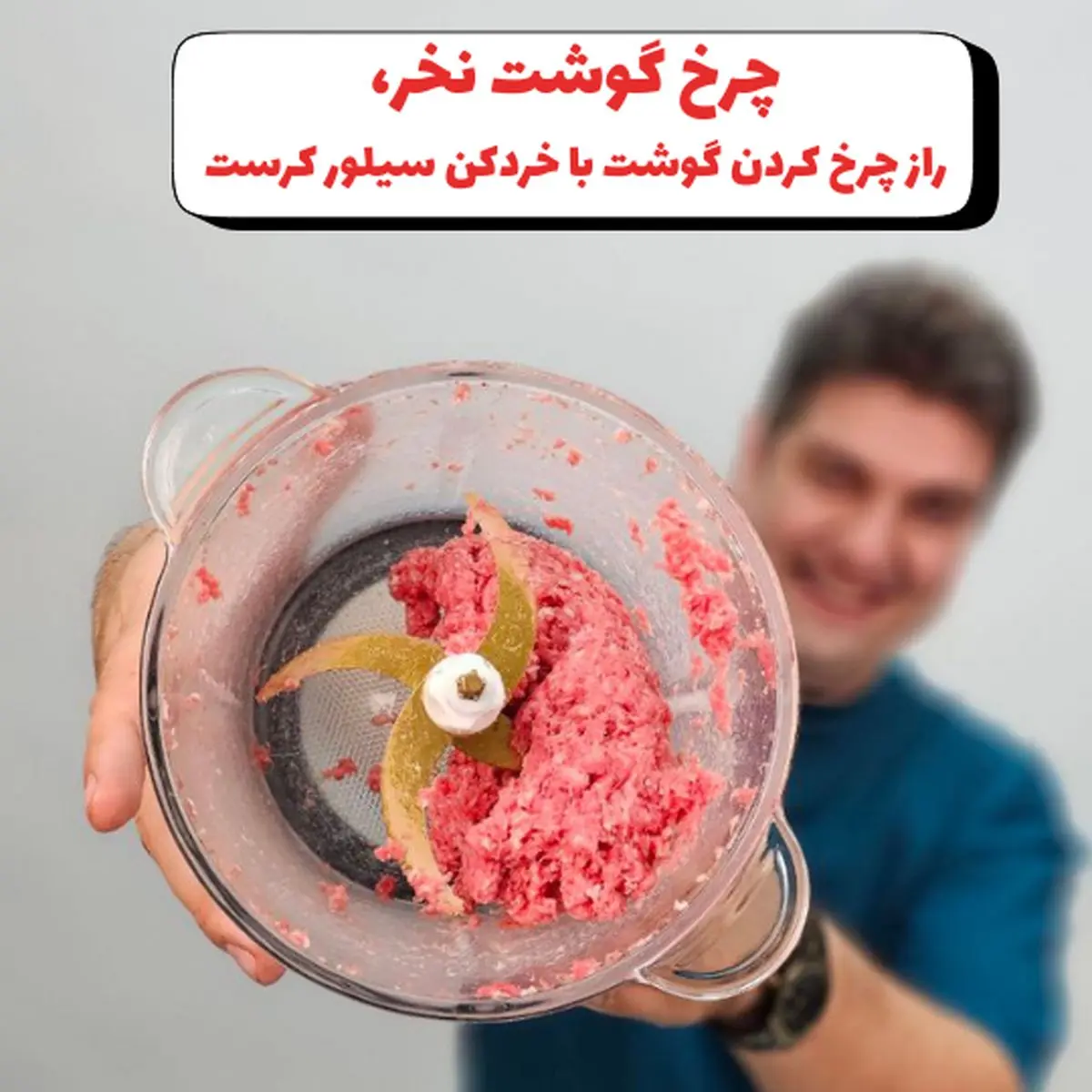 چرخ گوشت نخر، راز چرخ کردن گوشت با خردکن سیلور کرست