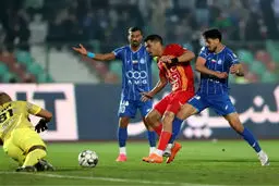 پیروزی استقلال مقابل فولاد با گل سحرخیزان