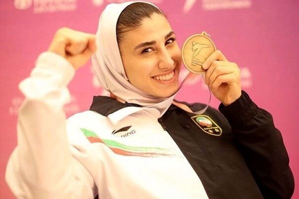 دختر تاریخ‌ساز تکواندو ایران صدرنشین رده‌بندی جهانی و پنجم رنکینگ المپیک