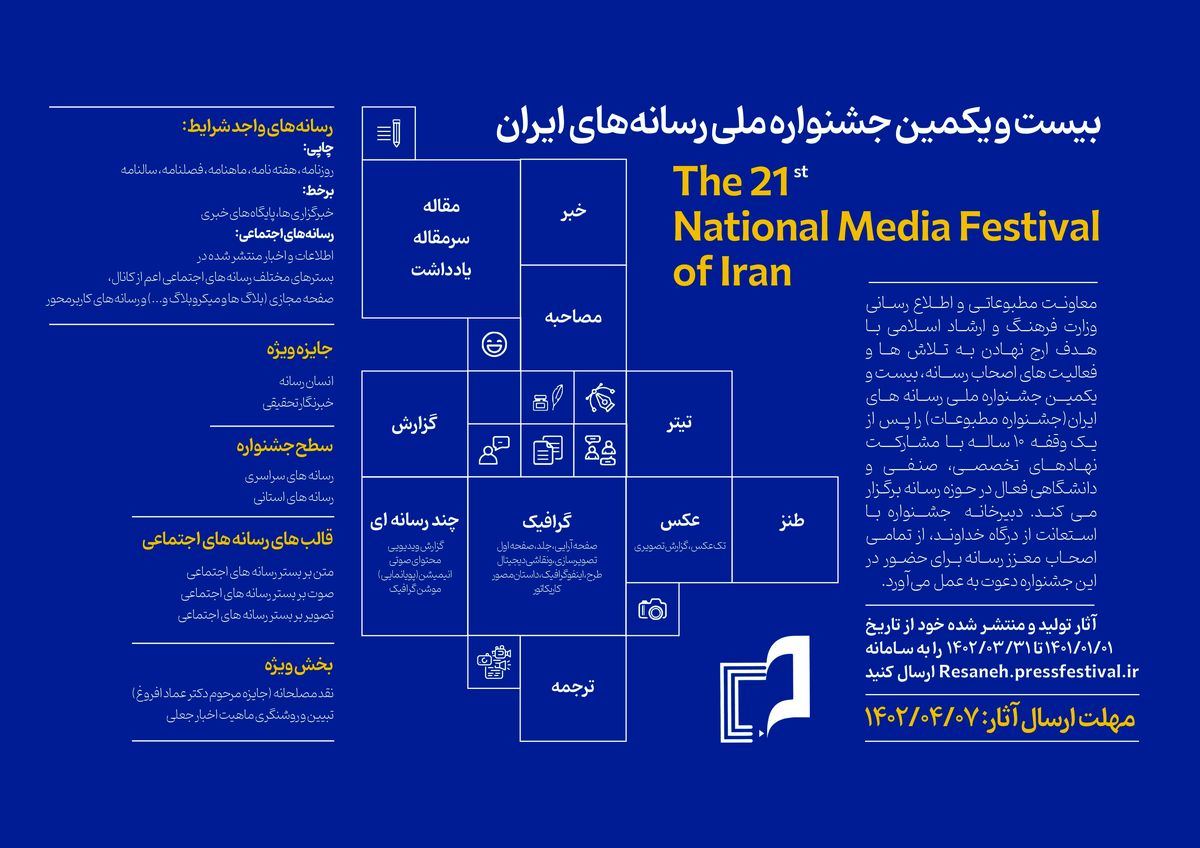 بیست و یکمین جشنواره ملی رسانه‌های ایران