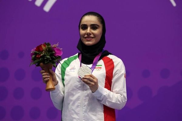 زهرا کیانی به مدال نقره بازی‌های آسیایی رسید