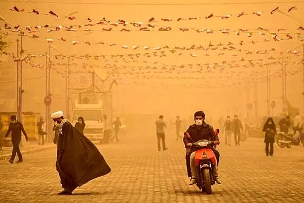  ورود گرد و غبار به مشهد