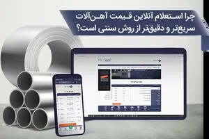 چرا استعلام آنلاین قیمت آهن‌آلات سریع‌تر و دقیق‌تر از روش سنتی است؟
