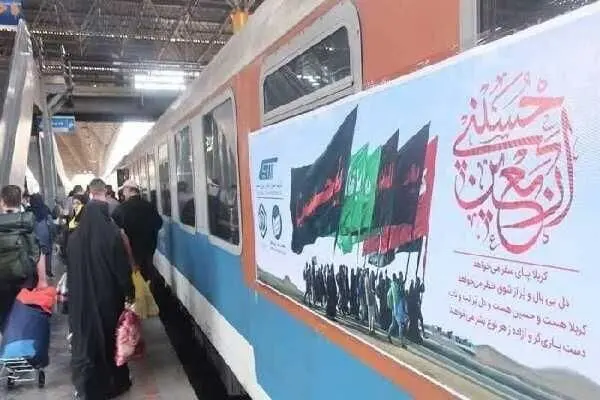  ۷۰ درصد بلیت قطارهای اربعین فروخته شد