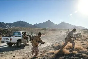 شهادت یک مرزبان در درگیری با طالبان