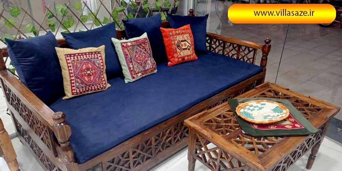 تخت سنتی چوبی