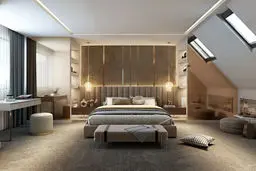 چطور با رنگ‌ها و نورپردازی یک اتاق خواب 