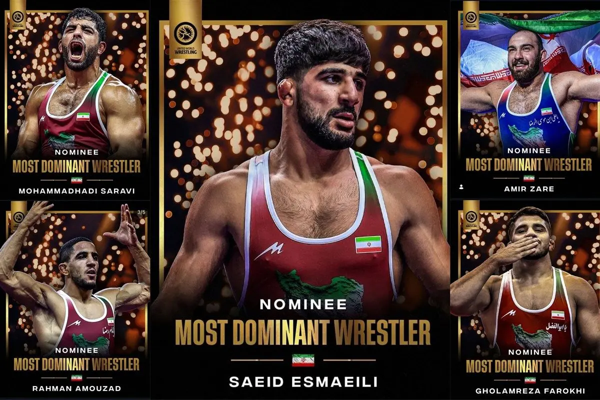 ۵ کشتی‌گیر ایرانی نامزد بهترین‌های سال ۲۰۲۵ شدند