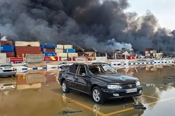 خسارت 210 میلیاردی 1568 خودرو در حادثه بندر شهید رجایی