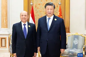 دیدار رئیس جمهور چین با مخالفان یمنی