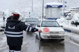خودروهای فاقد زنجیرچرخ در طرح زمستانه پلیس توقیف می‌شوند
