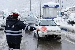 خودروهای فاقد زنجیرچرخ در طرح زمستانه پلیس توقیف می‌شوند