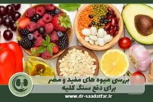 بررسی میوه‌های مفید و مضر برای دفع سنگ کلیه + معرفی بهترین دکتر