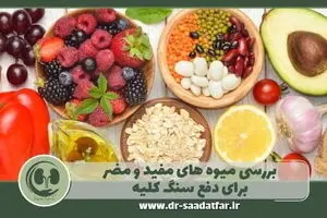 بررسی میوه‌های مفید و مضر برای دفع سنگ کلیه + معرفی بهترین دکتر