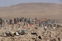 آمار جانباختگان در زلزله افغانستان به 2500 نفر رسید