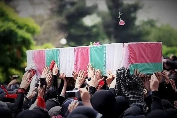 تشییع پیکر مطهر شهدای حادثه تروریستی سیب و سوران در زابل