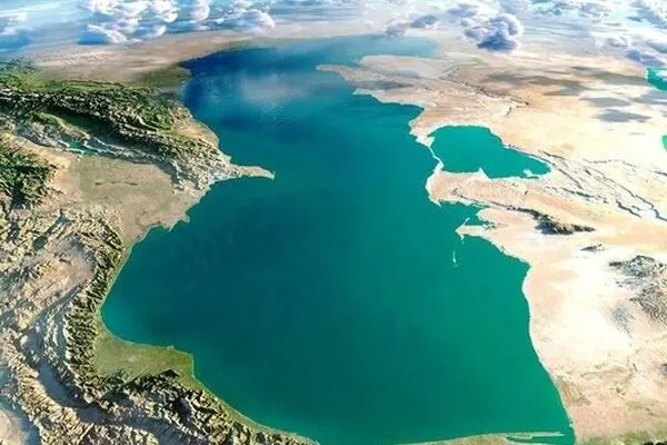 سازمان فضایی ایران کاهش سطح آب دریای خزر را تایید کرد