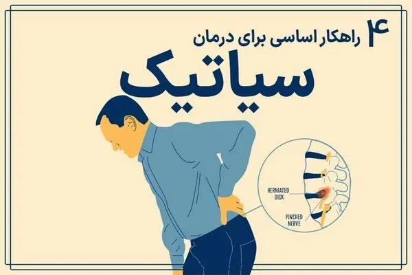 بهترین درمان سیاتیک چیست؟ 4 راه حل اساسی برای بهبود سیاتیک