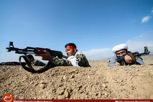 رزمایش الی بیت‌المقدس گردان‌های واکنش سریع بسیج در استان سمنان