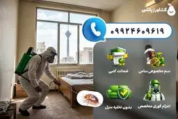 شرکت سمپاشی ساس کشاورزباشی [ رتبه برتر سمپاشی ساس با ضمانت‌نامه تضمین درمان ساس ]
