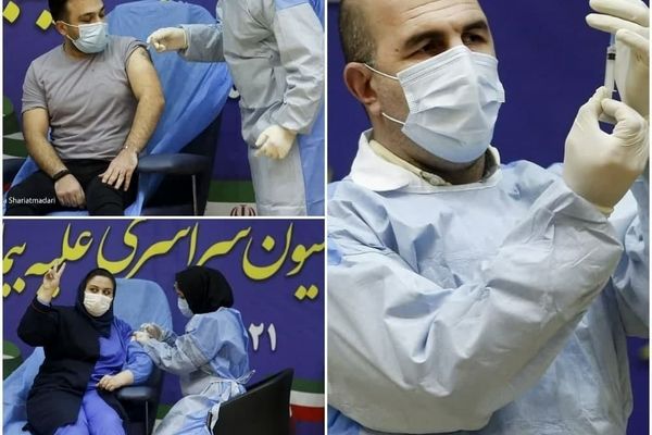 شروع واکسیناسیون علیه بیماری کرونا در ایران
