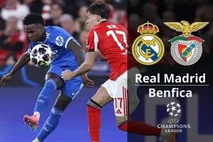 پخش زنده بازی فوتبال رئال مادرید و بنفیکا از شبکه سه سیما