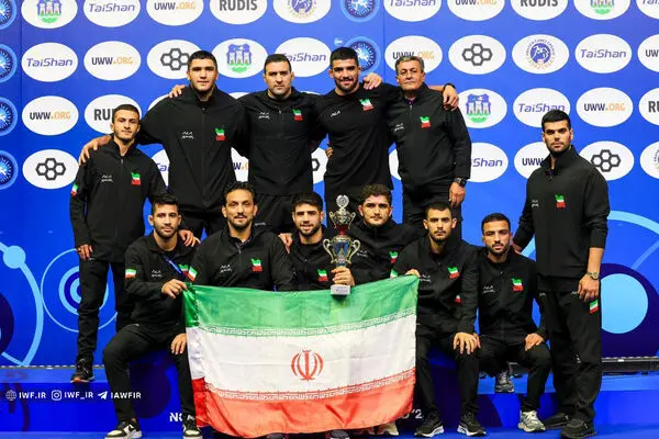 نایب‌قهرمانی تیم ایران در رقابت‌های کشتی آزاد زیر ۲۳ سال جهان | دو طلایی، یک نقره و سه برنز برای آزادکاران کشورمان