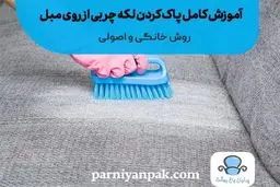 آموزش کامل پاک کردن لکه چربی از روی مبل (روش خانگی)
